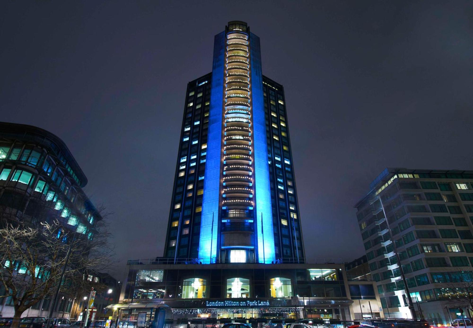 London Hilton On Park Lane Hotel Exterior photo Hilton London St Pancras